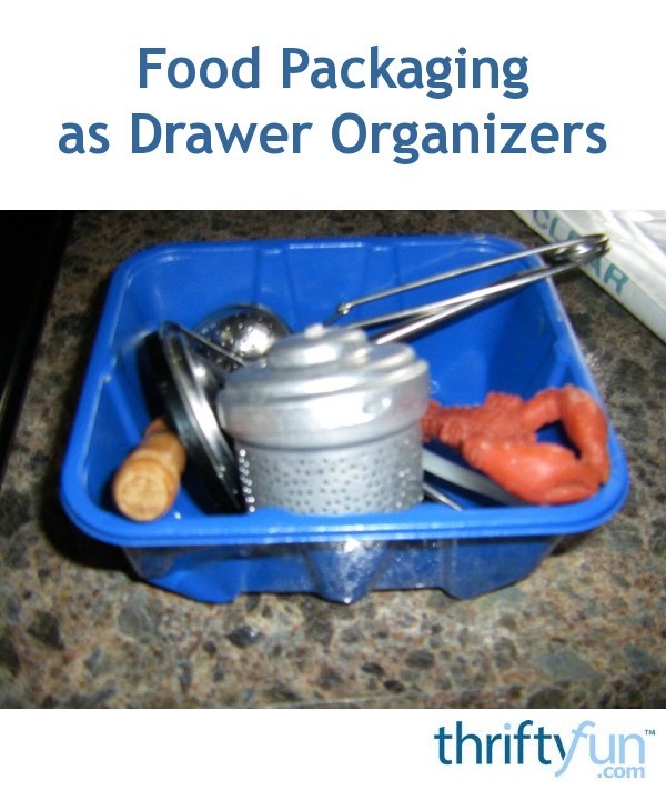 Food Packaging as Drawer Organizers | ThriftyFun