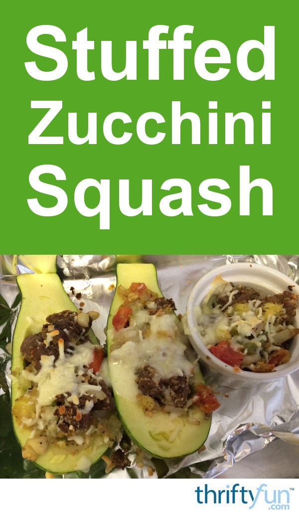 Stuffed Zucchini Squash Recipe | ThriftyFun