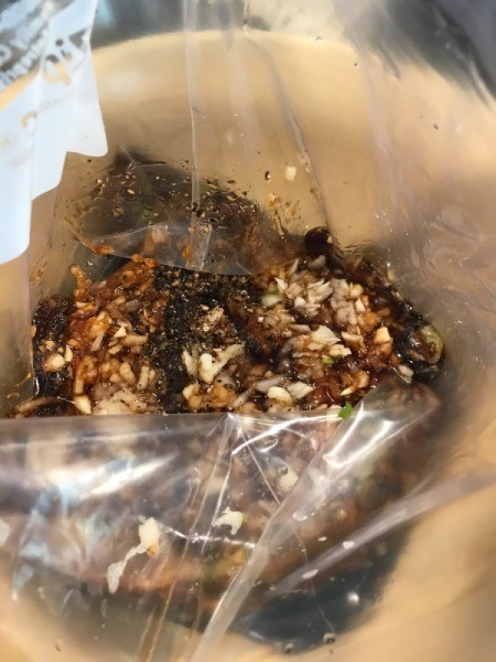 marinade in bag