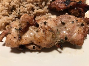 Grilled Lemon Oregano Chicken Thighs