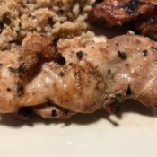 Grilled Lemon Oregano Chicken Thighs