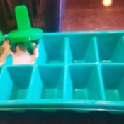 Mini Chocolate Pops in ice tray