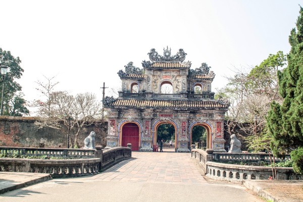 The Imperial City in Hue, Vietnam.