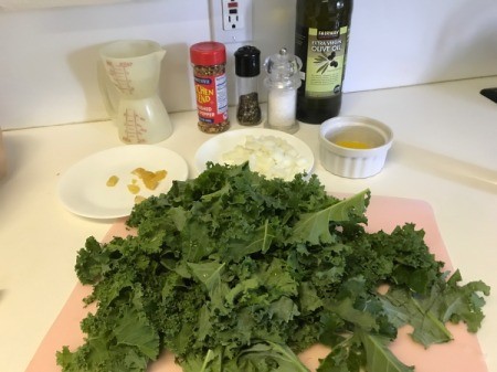 Sautéed Kale ingredients
