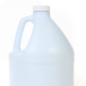 A generic white bleach bottle.