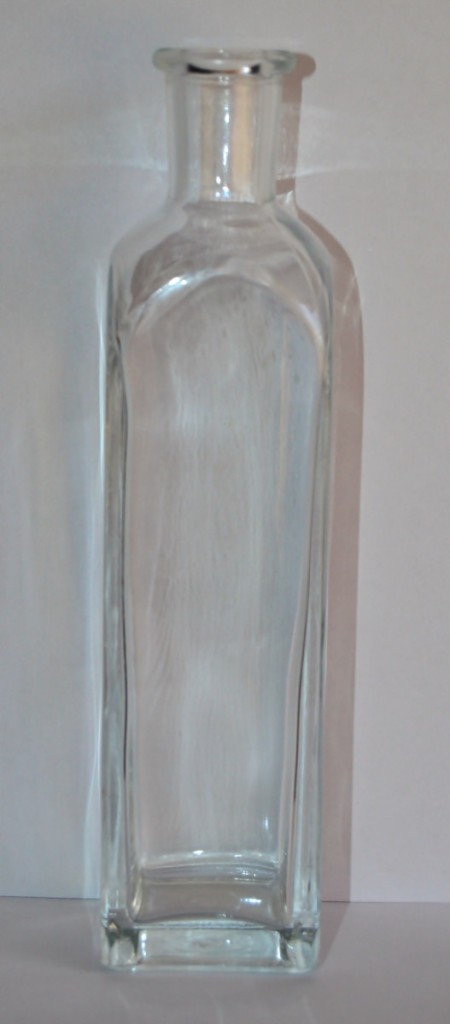Metal Pen Decorated Bottle - wash and allow bottle to dry