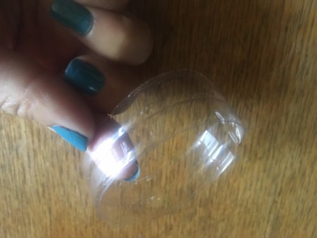 Plastic Bottle and Washi Tape Bracelet - piece of bottle for bracelet