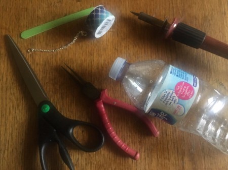 Plastic Bottle and Washi Tape Bracelet - supplies