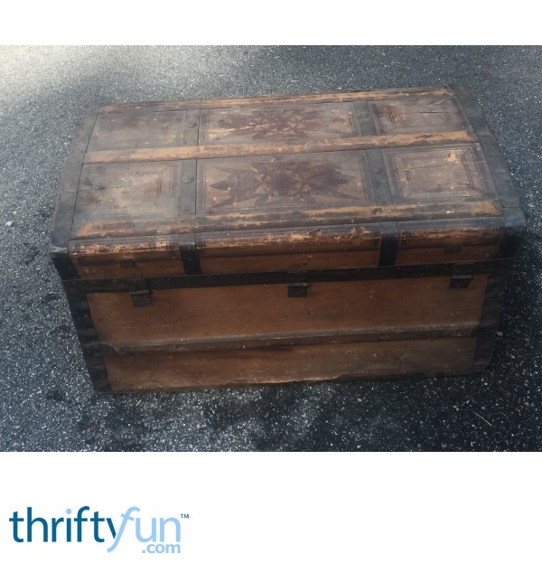 Finding The Value Of An Old Trunk Thriftyfun