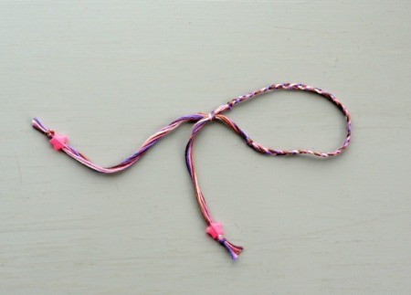 How to Make a Friendship Bracelet with a Simple Sliding Knot