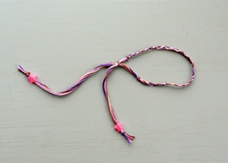 Friendship bracelet on sale knot adjustable