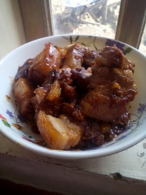 dish of Pork Binaguongan