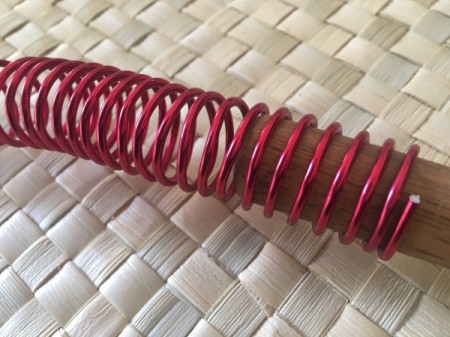 Mini Floral Wire Pumpkins - gently remove the wire from the handle