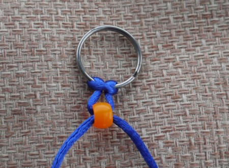 Beaded Key Ring - pull tight
