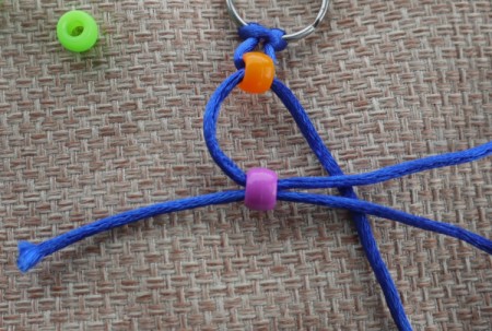 Beaded Key Ring - repeat with another bead