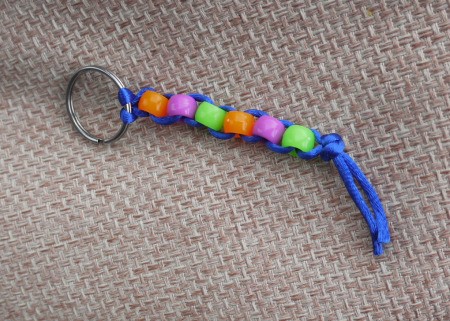 Beaded Key Ring - done