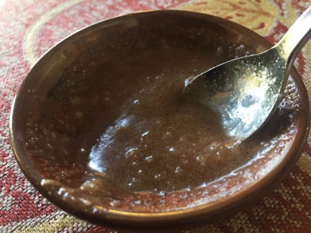 Homemade Plumping Lip Exfoliator - mix until completely smooth