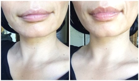 Homemade Plumping Lip Exfoliator - before and after photo