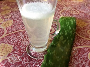 Aloe Vera Juice in glass