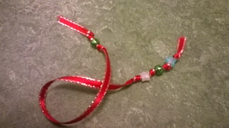 Bead and Ribbon Bookmarks - first style finished