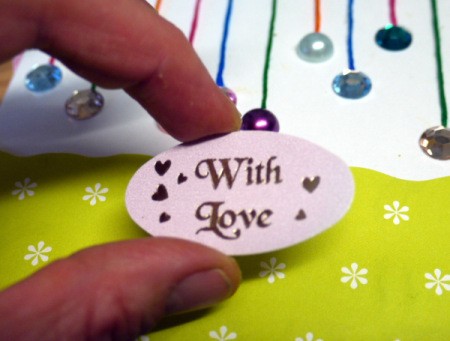 Hanging Baubles Greetings Card - add a greeting