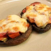 Portobello Mushroom Personal Pizzas