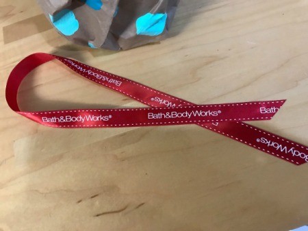 Make Your Own Gift Wrapping Paper - complimentary ribbon