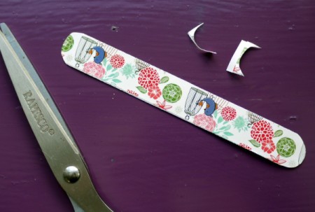 Magnetic Bookmarks - round off ends if desired