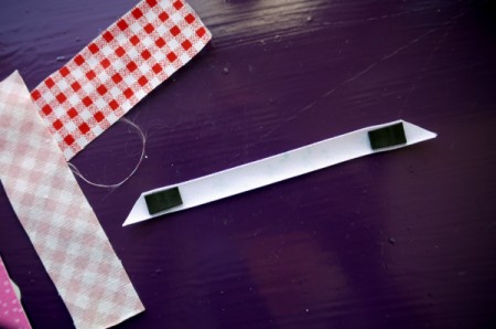 Magnetic Bookmarks - peel off backing and stick in place