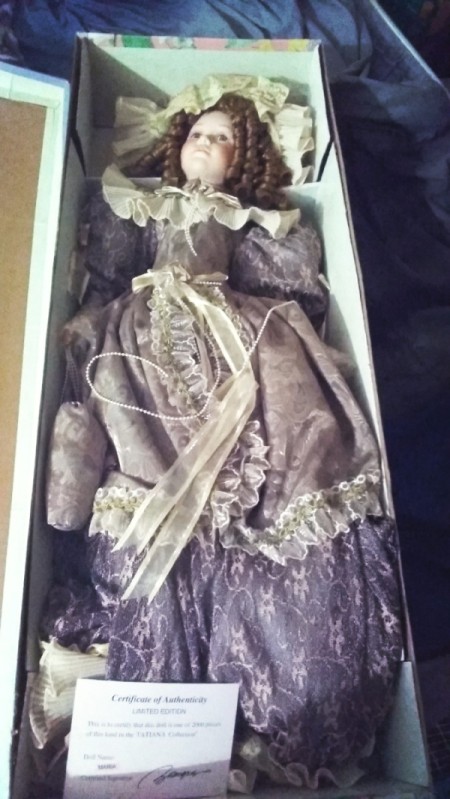 doll in box