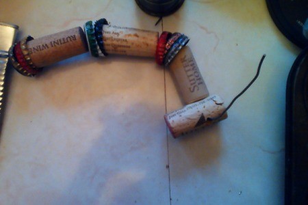 Recycled Man - how leg with foot is made