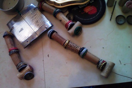 Recycled Man -- two arms and one leg in place