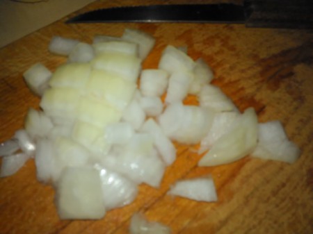 chopped onion