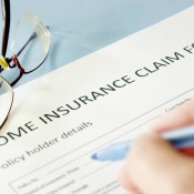 An insurance claim form.