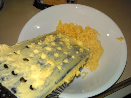 grating cheese