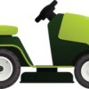 Riding mower illustration.