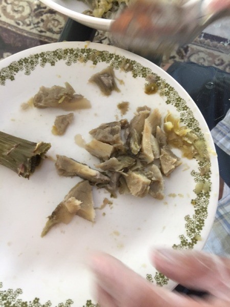 Artichoke meat
