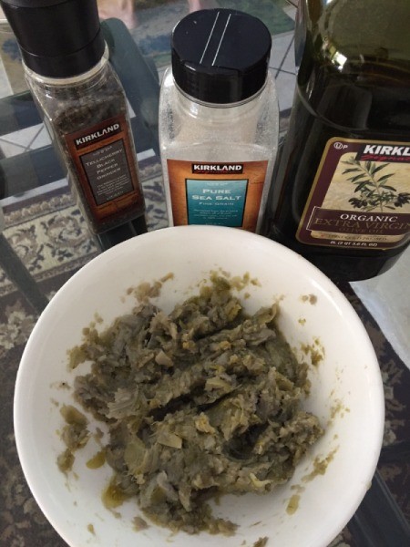 Artichoke spread ingredients