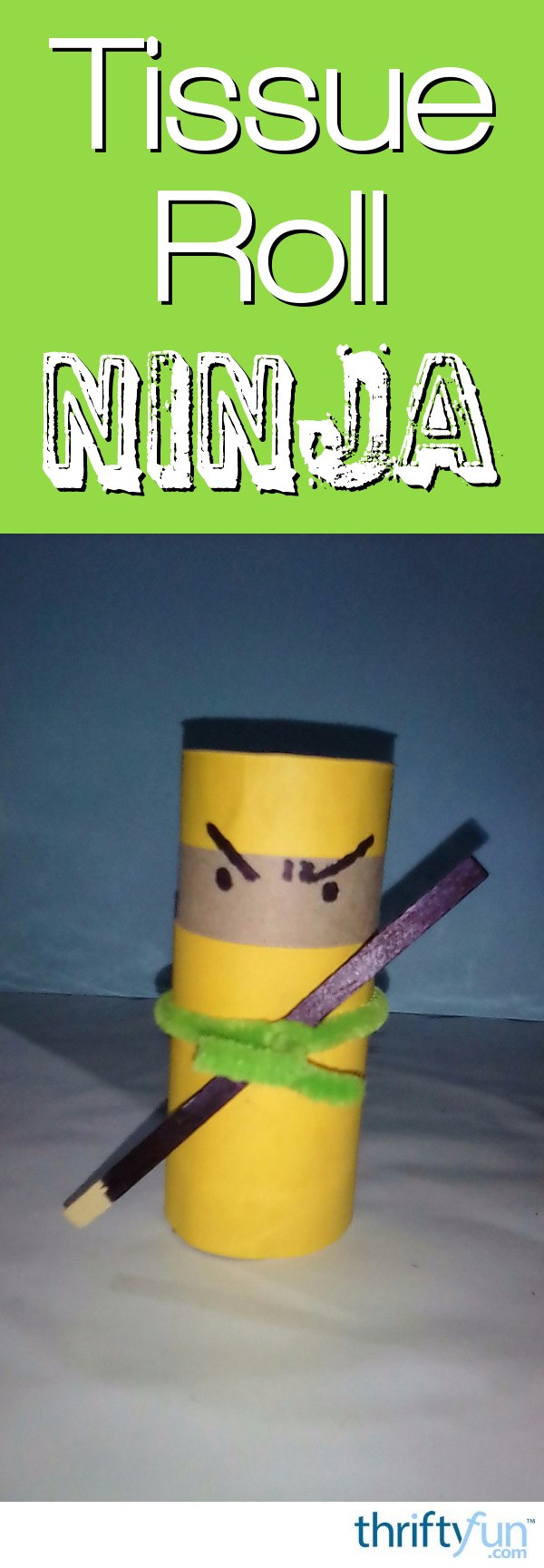 How to Make a Toilet Paper Roll Ninja ThriftyFun