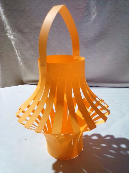 Making a Paper Lantern - finished lantern