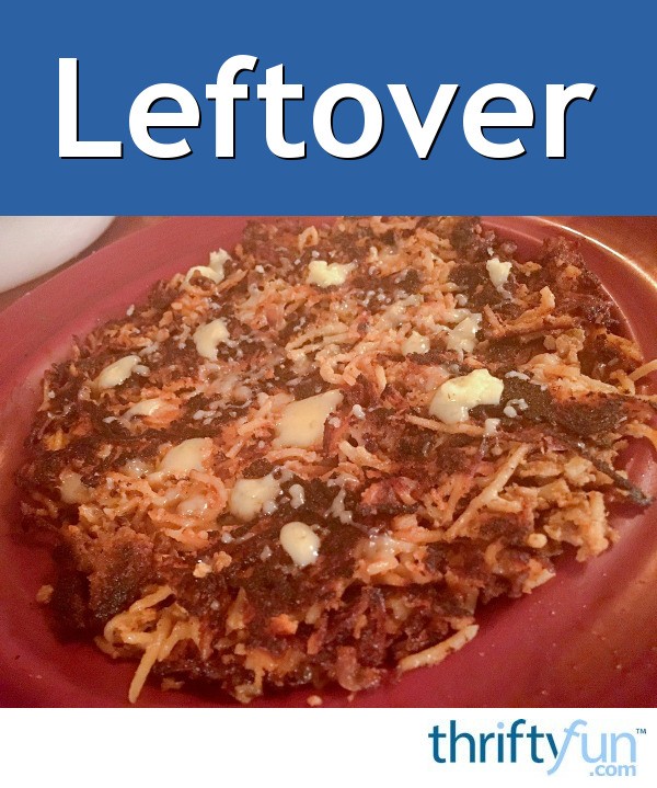 Leftover Spaghetti Pizza Recipe ThriftyFun