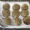 Cake Cookies finished on foil