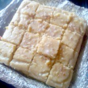 Cream Cheese Sweetheart Cake - Finished Cake