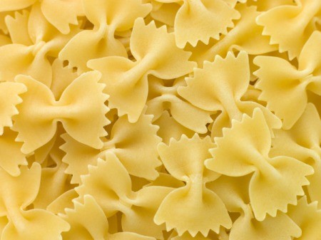 Farfalle pasta.