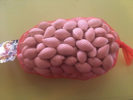 How to Prepare Ginkgo Nuts - Mesh bag of Gingko nuts.