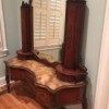 Value of Antique Bedroom Furniture - marble topped mahogany vanity