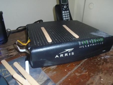 Popsicle Stick Gazebo and Bench - for bench lay two sticks parallel to each other