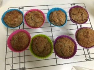 Sweet Muffins cooling on rack