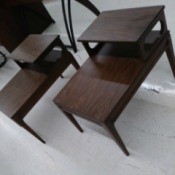 Value and Info on Mersman 30-1 End Tables - Formica top Mersman tables