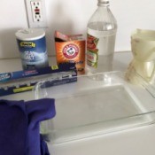 Cleaning Silver with Aluminum Foil - supplies